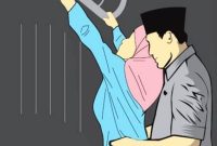 Ilustrasi suasana dugaan aksi predator seksual berkedok kiai di lingkungan pesantren. Sembilan santriwati kini bersiap membuka tabir kelam itu di hadapan majelis hakim PN Sumenep