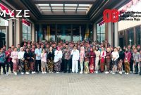 Sumenep di depan lobby hotel, merayakan HUT RI ke-80 dan keseruan rangkaian lomba serta Night Market