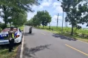 Saat Petugas Satlantas Polres Sumenep sedang Patroli di Lokasi Rawan 