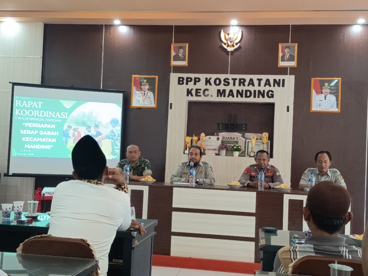 Sosialisasi Serap Gabah di Manding, Bulog Siap Jemput Hasil Panen Petani Sesuai HPP