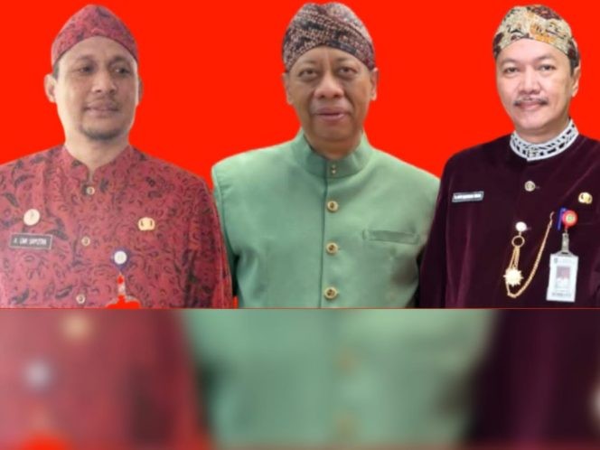 Foto/Dok : Tiga calon Sekda Sumenep 2026 Kiri, Agus Dwi Saputra - Tengah, Chainur Rasyid - Kanan, Abd. Rahman Riadi. @Sumber _Media Jurnalis-Indonesia.com