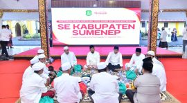 Foto : Acara silaturahmi sekaligus buka bersama dengan alim ulama, tokoh agama, dan tokoh masyarakat se-Kabupaten Sumenep, di Pendopo Agung Keraton Sumenep. Dok. RADAR9.ID/Grup WhatsApp JSI
