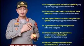 Foto/Dok : Himbauan menjaga Kamtibmas (Kamtibmas = Ketertiban dan Keamanan Masyarakat di bulan suci Ramadhan 1447 H / 2026 M, yang disampaikan oleh AKBP Anang Hardiyanto, S.I.K., Kapolres Sumenep.