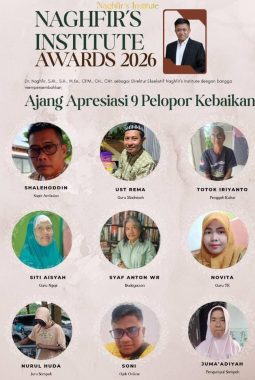 Naghfir’s Institute Award 2026 Angkat 9 Pekerja Sunyi Kemanusiaan di Sumenep
