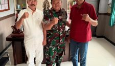 Foto: Ketua PKDI Sumenep H. Ubaid Abdul Hayat dan Pembina PKDI Miskun Legiyono bertemu Dandim 0827/Sumenep di Makodim Sumenep. Dok. RADAR9.ID.