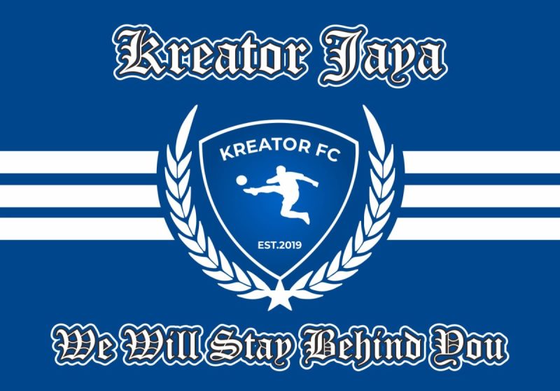 Foto: Bendera lambang Kreator FC menjadi simbol kebersamaan dan solidaritas para pemuda Desa Torbang. Dokumentasi RADAR9.ID/Redaksi.