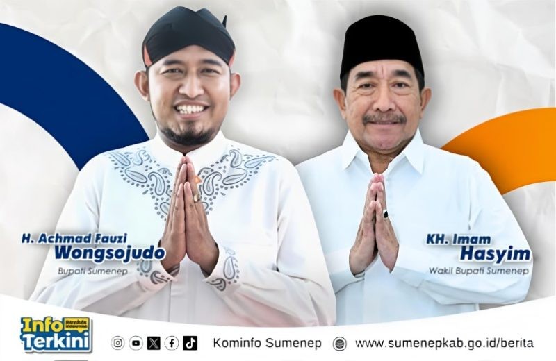 Foto: Bupati dan Wakil Bupati Sumenep kompak mengingatkan warga soal keamanan rumah saat mudik. Dokumentasi RADAR9.ID/Kominfo 