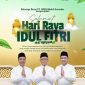 Foto: Direktur Utama BPRS Bhakti Sumekar, Hairil Fajar, bersama keluarga besar BPRS Bhakti Sumekar dalam flayer ucapan Hari Raya Idulfitri 1447 H. Dokumentasi RADAR9.ID/Istimewa.