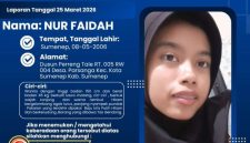 Pamflet Resmi: Polres Sumenep Rilis Pencarian Orang Hilang atas Nama Nur Faidah.