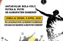 Foto: Pamflet resmi Turnamen Bola Voli Piala Bupati Sumenep 2026. Dokumentasi RADAR9.ID/Redaksi.