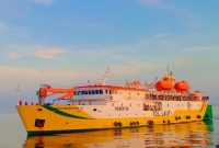 Foto: Kapal Sabuk Nusantara 75 tengah berlayar melintasi perairan Sapeken, Kabupaten Sumenep. Dokumentasi RADAR9.ID