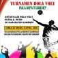 Foto: Pamflet resmi Turnamen Bola Voli Piala Bupati Sumenep 2026. Dokumentasi RADAR9.ID/Redaksi.