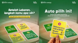 Foto: Pamflet resmi BPRS Bhakti Sumekar yang memuat panduan pengelolaan uang THR pada momentum Idulfitri, termasuk skema pembagian keuangan secara terukur untuk menjaga stabilitas finansial pasca-Lebaran.