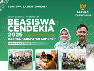 BAZNAS Sumenep Seleksi Ketat Penerima Beasiswa Cendekia 2026 Gelombang II