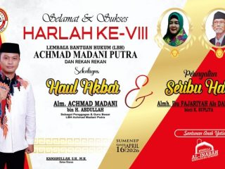 Dari Haul hingga Advokasi, Harlah ke-8 LBH Achmad Madani Sarat Nilai Spiritual dan Sosial