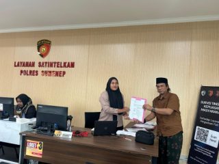 APJ Sumenep Layangkan Protes, Igusty Madani Serahkan Surat ke Polisi