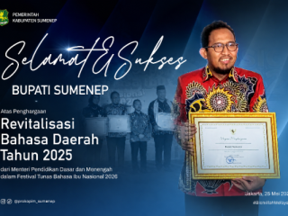 Sumenep Raih Penghargaan Nasional RBD 2026, Komitmen Pelestarian Bahasa Madura Diakui Kemendikdasmen