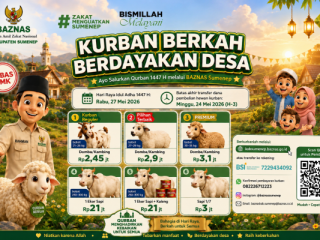 Baznas Sumenep Luncurkan “Kurban Berkah Berdayakan Desa”, Tawarkan Hewan Kurban Bebas PMK