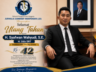 JSI Sumenep Ucapkan Selamat Ulang Tahun kepada Pembina DRT The Big Family, Doakan Semakin Sukses dan Menginspirasi