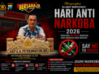 Darurat Narkoba Gilas Tanpa Ampun, di HANI 2026, Satreskoba KP3 Siap Selamatkan Generasi Emas Bangsa