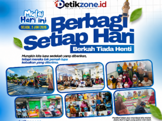 Dari Media ke Aksi Sosial, Detikzone.id Konsisten Berbagi Setiap Hari