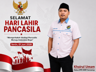 KNPI Sumenep Serukan Pemuda Jadikan Pancasila sebagai Arah Perjuangan Bangsa