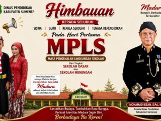 Hari Pertama MPLS, Disdik Sumenep Wajibkan Nuansa Adat Madura untuk Perkuat Identitas Budaya Pelajar
