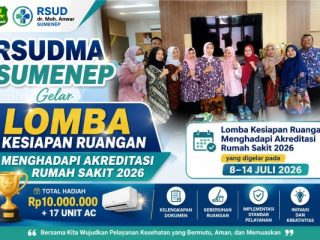 RSUDMA Sumenep Pacu Seluruh Unit Hadapi Akreditasi 2026, Siapkan Hadiah Rp10 Juta dan 17 AC untuk Ruangan Terbaik