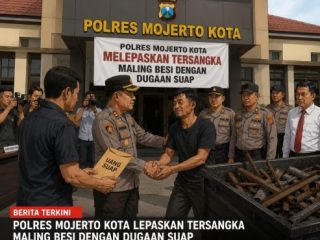 Dugaan Tangkap Lepas Kasus Pencurian Besi di Mojokerto Kota, Tiga Terduga Pelaku Dikabarkan Dipulangkan, Isu Tebusan Ratusan Juta Mencuat