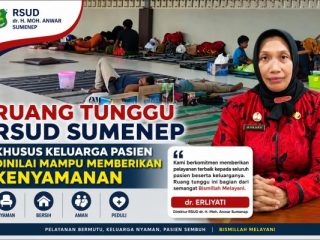 Ruang Tunggu Keluarga RSUD Sumenep Tuai Pujian, Pendamping Pasien Kini Bisa Beristirahat dengan Nyaman