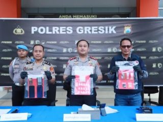 Polres Gresik Gulung Jaringan Sabu 'Ranjau' di Wringinanom, Dua kurir dan 38,066 Gram Barang Bukti Diamankan