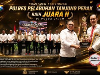 Integritas Berbuah Prestasi, Satresnarkoba Polres Tanjung Perak Sabet Juara II Ungkap Kasus Terbanyak 