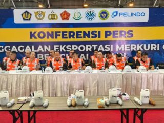 Terungkap! Merkuri Cair 3,4 Ton Diselundupkan dengan Modus Muatan Keramik