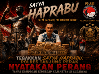 AKP Adik Agus Putrawan, S.H., M.H : Komitmen Satya Haprabu, Polres Tanjung Perak Pastikan Negara Tidak Kalah Melawan Kejahatan
