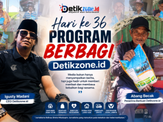 Hari Ke-36, Detikzone.id Perluas Jejak Kepedulian Lewat Program Berbagi dan Jurnalisme Kemanusiaan