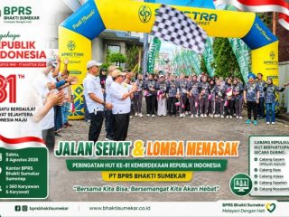 Dari Daratan hingga Kepulauan, BPRS Bhakti Sumekar Gelorakan Persatuan di HUT ke-81 Kemerdekaan RI