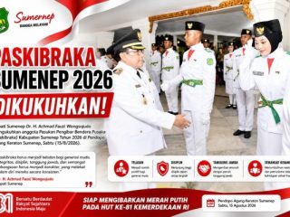 Paskibraka Sumenep 2026 Dikukuhkan, Bupati Fauzi Titip Integritas dan Semangat Kebangsaan