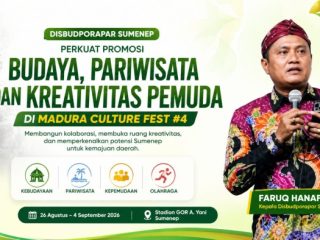 Disbudporapar Sumenep Perkuat Promosi Budaya, Pariwisata dan Kreativitas Pemuda di Madura Culture Fest #4