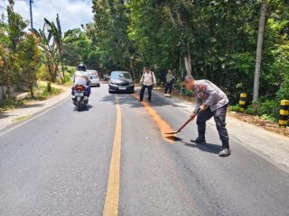 Tumpahan Diduga Solar Berulang, Jalan Raya Manding Butuh Penanganan Serius