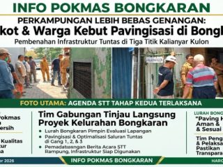 Pastikan Kualitas Fisik, Kelurahan Bongkaran Surabaya Rampungkan Proses STT Proyek Pavingisasi
