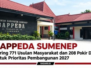 Bappeda Sumenep Seleksi 979 Usulan, Kunci Prioritas Pembangunan 2027