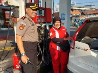 Kompol Eko Adi Wibowo, S.H., M.H : Antrean Nihil, Polsek Pabean Cantikan Pastikan Stok BBM Aman Melalui Pengecekan Langsung di SPBU