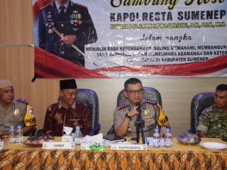 Kapolresta Sumenep Sambung Roso di Dasuk, Ajak 15 Kades Perkuat Sinergi Jaga Kamtibmas